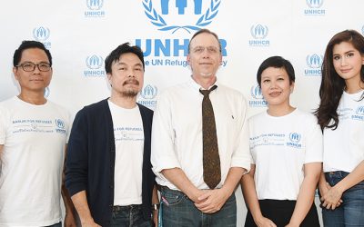 UNHCR นำศิลปิน ดารา และเหล่าผู้มีชื่อเสียง 8 คนร่วมขับเคลื่อนน้ำใจไทยสู่ผู้ลี้ภัยในงานแถลงข่าวโครงการ Namjai for Refugees