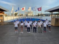 UN Refugee Agency’s Grandi celebrates the IOC Refugee Olympic Team athletes