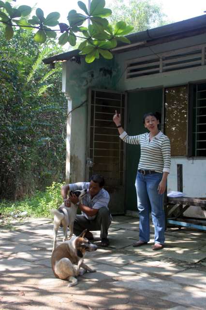 Nguyen The Tai (left) and his sister Le Ngoc Hai outside the home that the 46-year-old shares with his mother. The house was built by UNHCR on land that once formed part of a refugee camp on an island near southern Vietnam's Ho Chi Minh City. Today, with the expansion of the booming city, the area is becoming the preserve of wealthy business people. This family of former Cambodian refugees have lived there since 1982, but they were stateless and never dreamed of one day owning it. Since receiving citizenship in July 2010 under Viet Nam's new law, Nguyen The Tai, who was just 11 when he came to Viet Nam, has been given the opportunity to buy the house. He says: "I would be very happy to be the owner of this house. In Vietnamese there is a proverb, 'settlement before career'."
