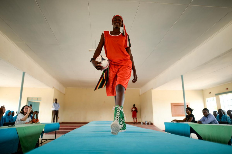 "School is fun," Esther says. "It's a diverse community where we get to share ideas and learn from each other."