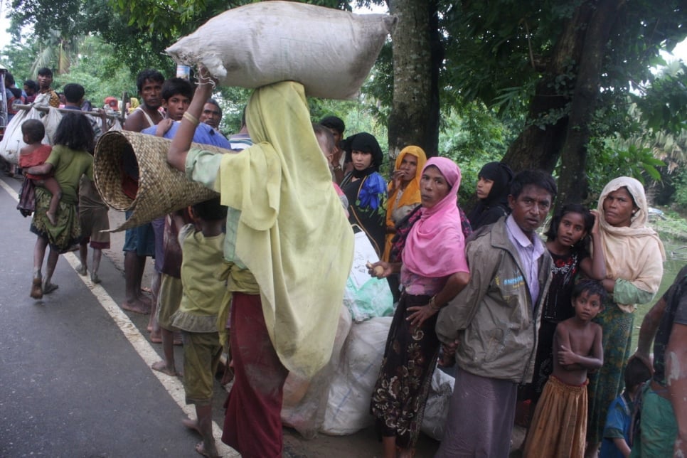 Bangladesh. Rohingya new arrivals