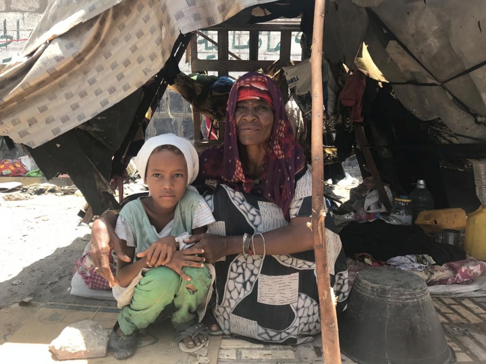Yemen. Al Hudaydah's displaced children