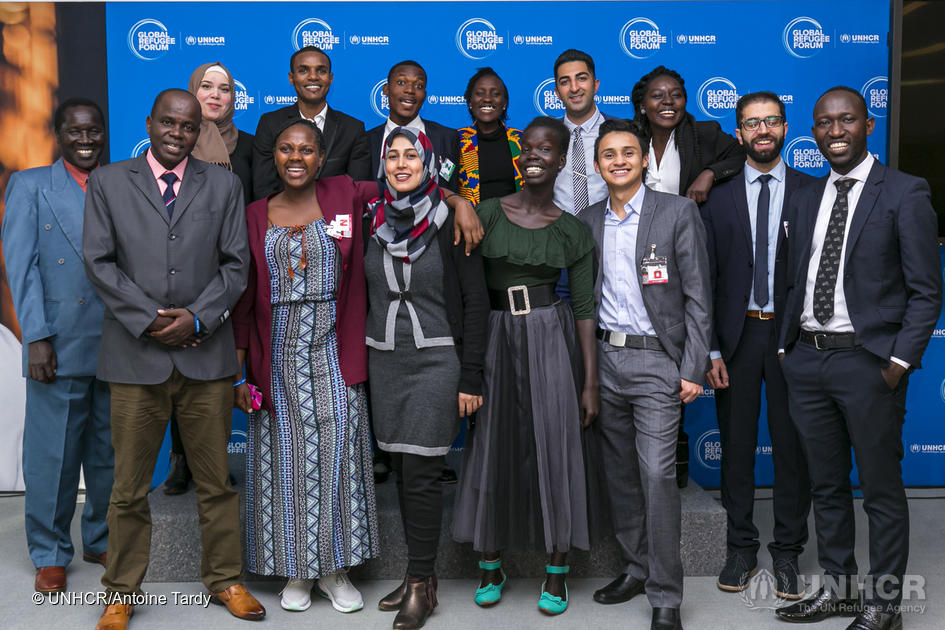 Des étudiants et anciens élèves réfugiés participent au Forum mondial sur les réfugiés