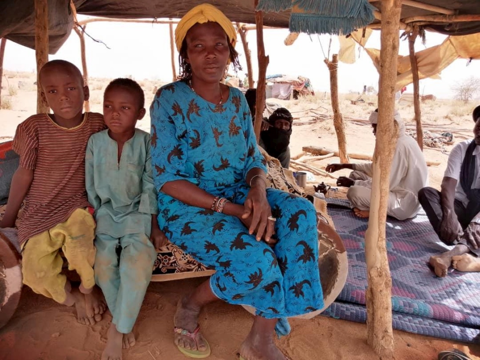 Niger. Malian refugees flee to Talamcess