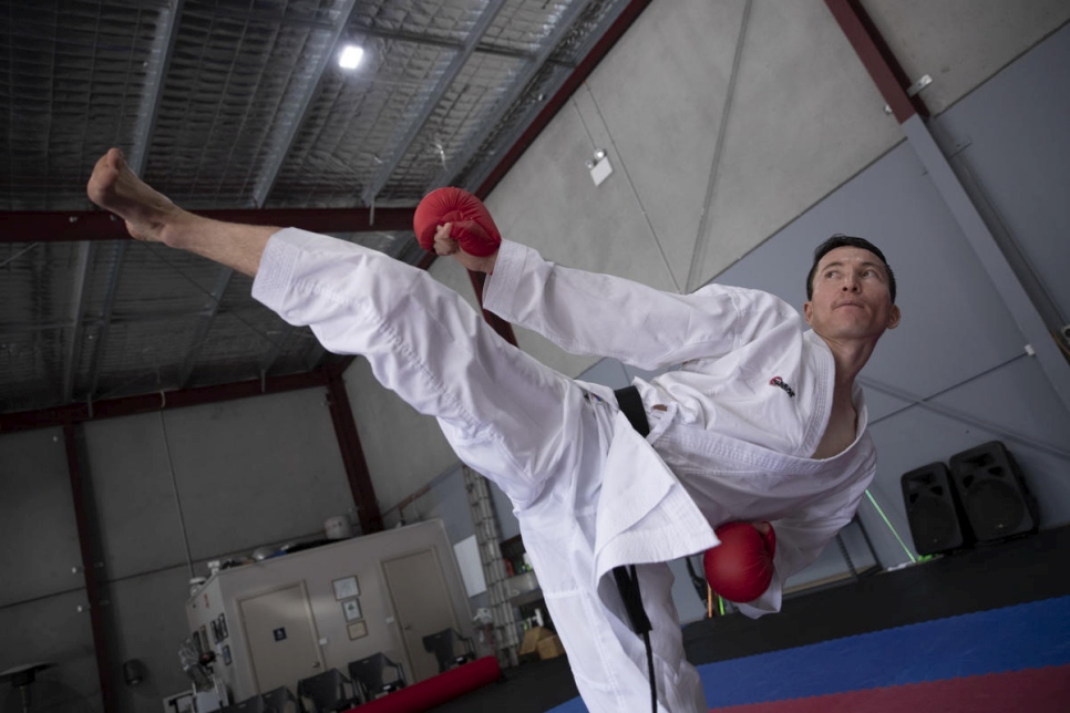 Australia. Olympic Hopefuls - Tokyo 2020. Martial artist Asif Sultani