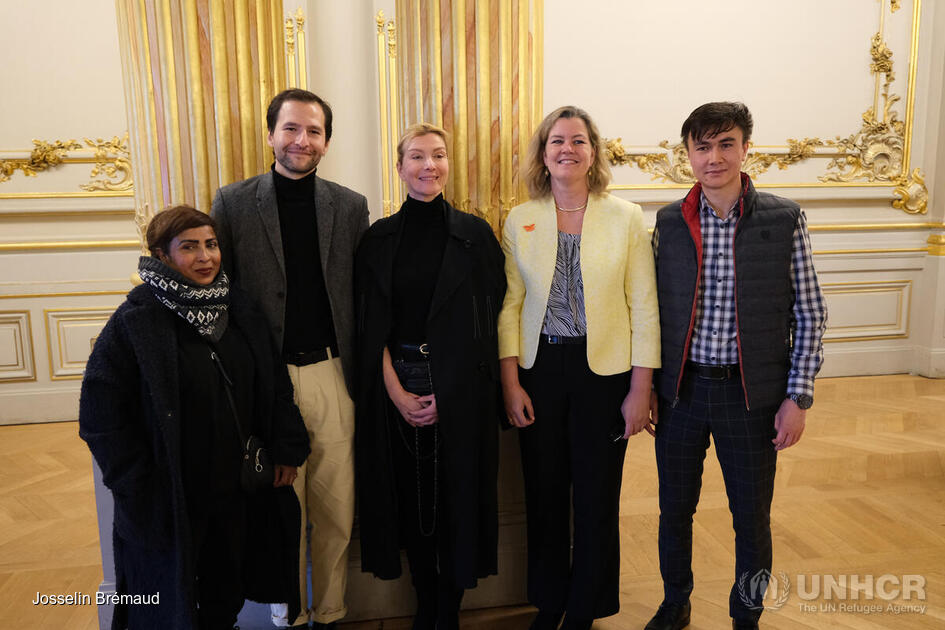 Cérémonie en l'honneur des lauréats du Fond innovation du HCR dirigé par les réfugiés au Musée d'Orsay  