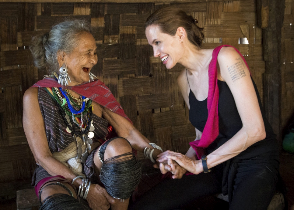 Thailand. UNHCR Special Envoy, Angelina Jolie, World Refugee Day