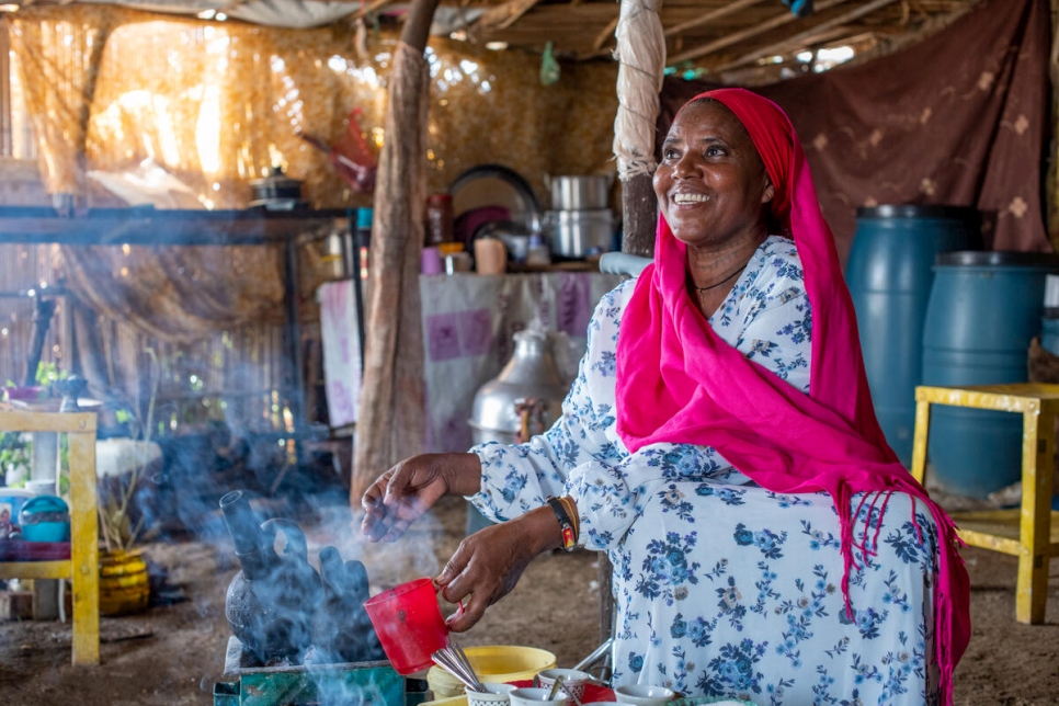 Sudan. Coffee with Freweyni; a refugee woman's journey of resilience