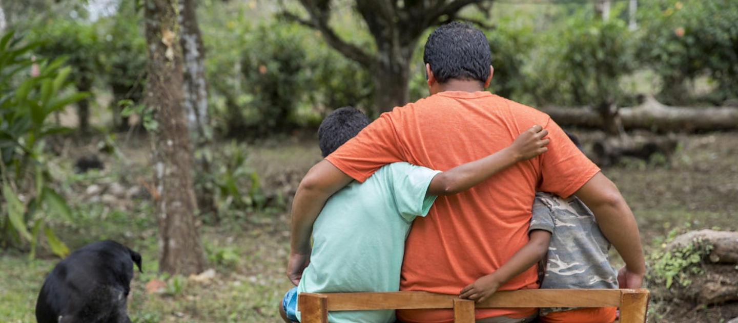 Costa Rica. Nicaraguan family that escaped from the political conflict in Nicaragua