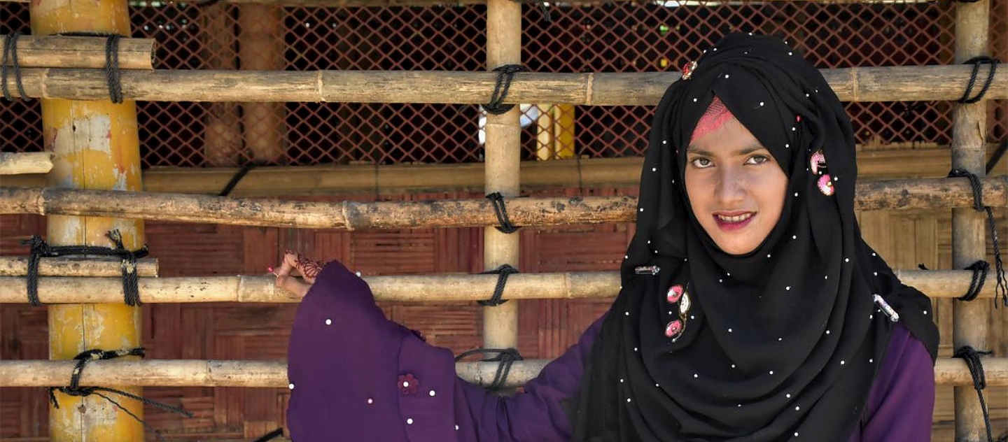 Bangladesh. 3 year mark of the Rohingya refugee influx in Cox's Bazar, Bangladesh.