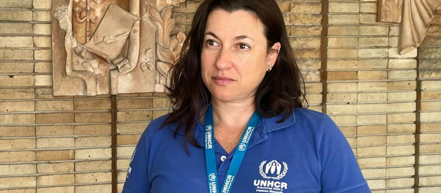 Ukraine. World Humanitarian Day. UNHCR Assistant Protection Officer Oleksandra Lytvynenko