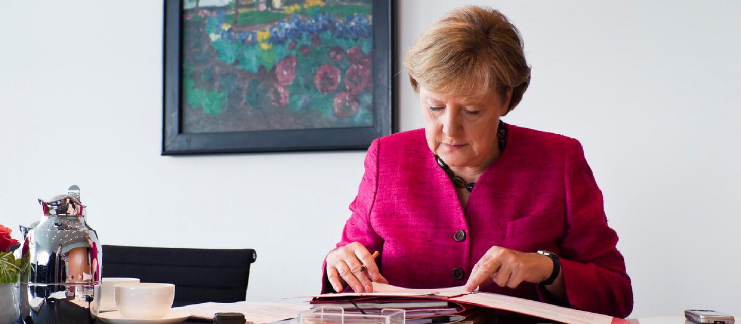Germany. Dr. Angela Merkel honoured for 'true leadership' in protecting refugees