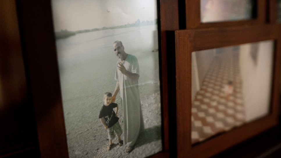 The family keep a handful of framed images from their life in Syria.