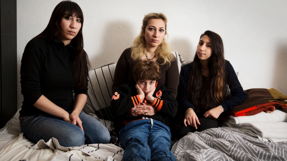 Manal feared that her children had drowned during the crossing from Turkey to Greece.