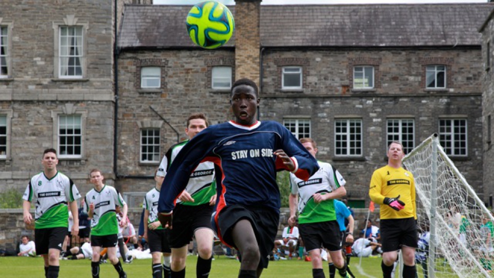 Team Kilkenny in action at the 2014 Fair Play Cup, Ireland