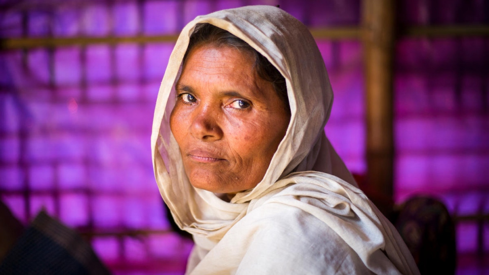 Sufia Khatun provides for her five children aged 20 and under and her grandson.
