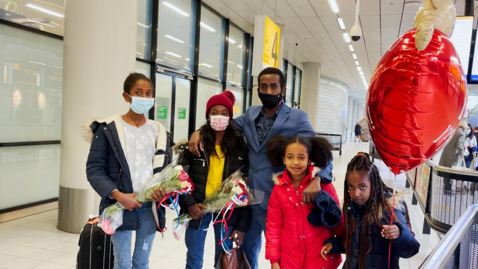 UNHCR - Donated airmiles help Eritrean father reunite with his daughters - Vimarsana News