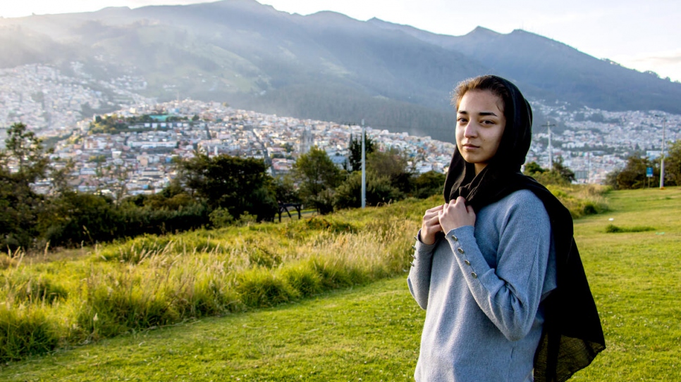 UNHCR - Afghan teen makes her mark on Ecuadorian city that gave her refuge - Vimarsana News