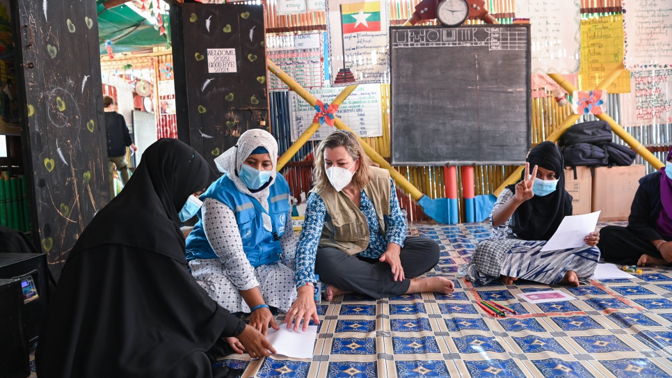 UNHCR - UNHCR Deputy calls for enhanced access to education and livelihoods for Rohingya refugees in Bangladesh - Vimarsana News