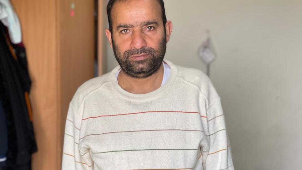Ahmad, a 44-year-old Syrian refugee living in northern Lebanon.