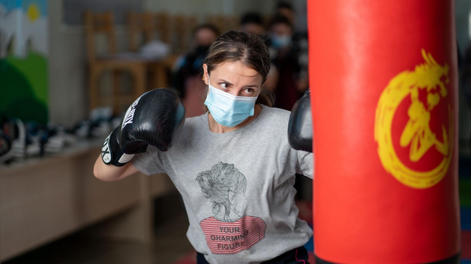 UNHCR - Yazidi women box their way to recovery - Vimarsana News