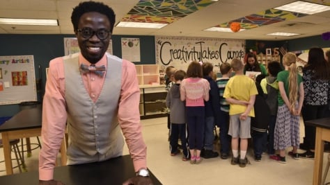 United States. Resettled Congolese refugee now principal of Wyoming school