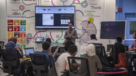 Jordan. Syrian refugee finds business partner and tech success in Amman