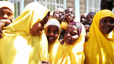 UNHCR, The UN Refugee Agency - Humanitarian Education Accelerator: Young Somali refugee girls finish their school day at Sheder Camp in Jijiga, Ethiopia. 