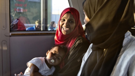 Italy. Refugees reach safety after evacuation from Tripoli