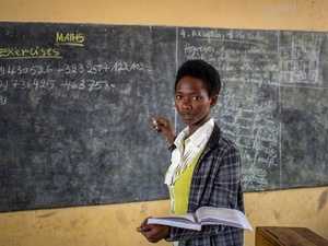 Rwanda. The school striving to give Burundian girls an education