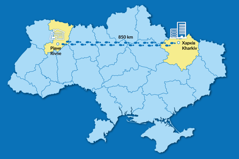 Map of Ukraine