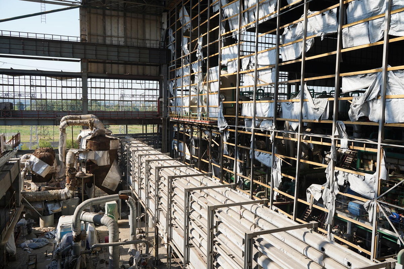 Ukraine. UN High Commissioner for Refugees Filippo Grandi visits a thermal power plant in Kharkiv, which was heavily damaged in several attacks in 2024.