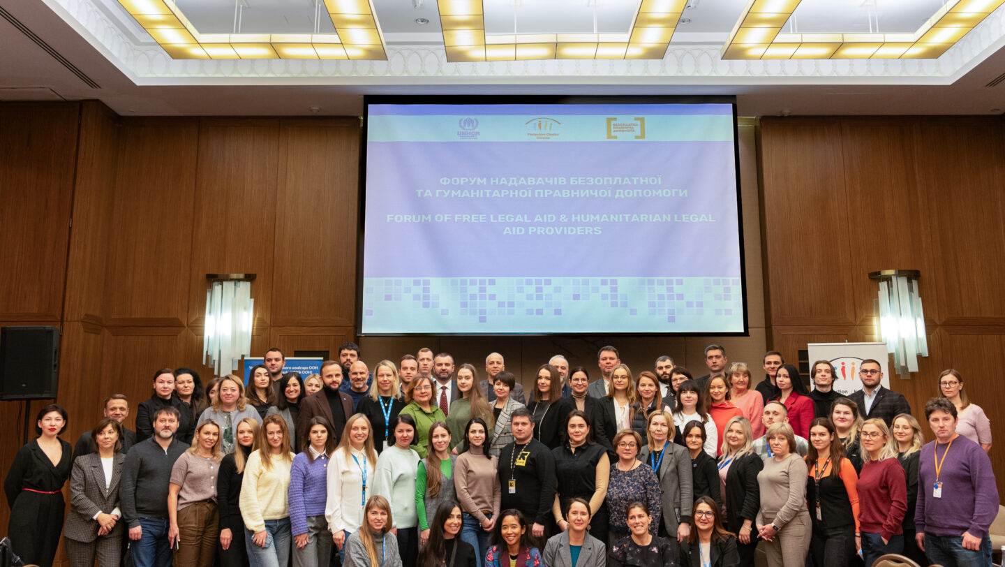 Government and humanitarian practitioners came together for first national forum for providers of free legal aid.