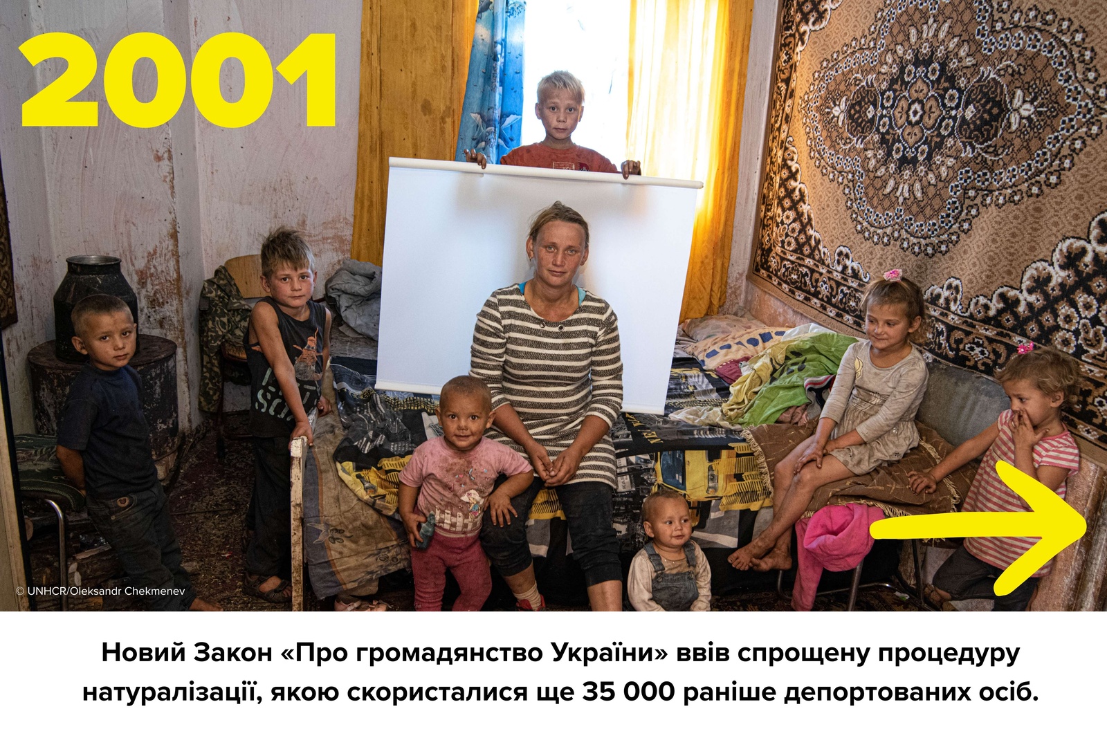 Family with many kids.