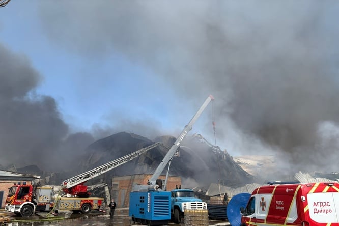 UNHCR-contracted warehouse in Dnipro