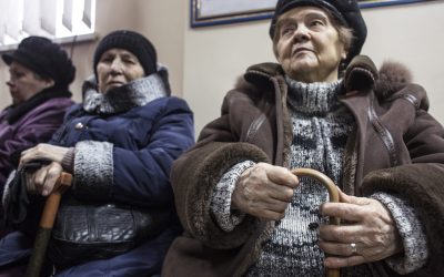Pensioners caught up in Ukraine conflict struggle to survive