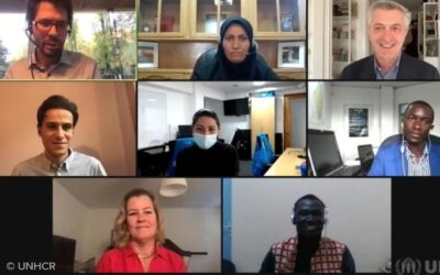 Переселенка з Ірпеня взяла участь в онлайн Діалозі з Верховним Комісаром ООН у справах біженців