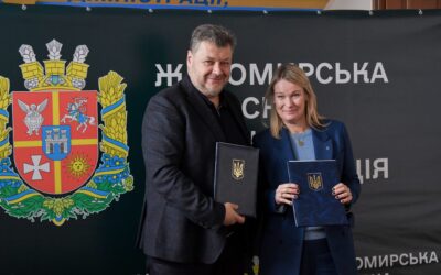 UNHCR, the UN Refugee Agency and the Zhytomyr Regional State Administration solidify ongoing collaboration in support of people impacted by the war to recover and rebuild their homes and lives. 