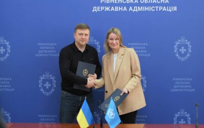UNHCR, the UN Refugee Agency and the Rivne Regional State Administration solidify ongoing collaboration in support of internally displaced people