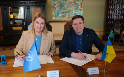UNHCR, the UN Refugee Agency and the Lviv Regional State Administration solidify ongoing collaboration in support of people impacted by the war to recover and rebuild their homes and lives.