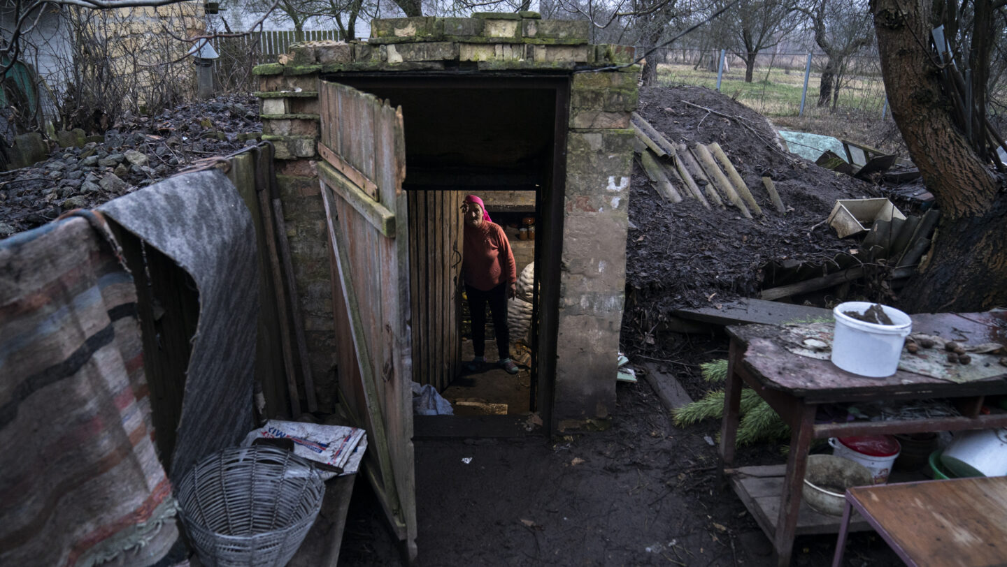 Ukraine. Families in Ozershchyna village have their homes repaired by UNHCR