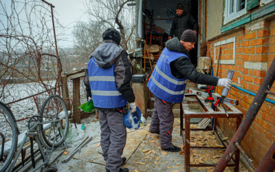 Innovative “Workshop on Wheels”- initiative supports Ukrainians with house repairs