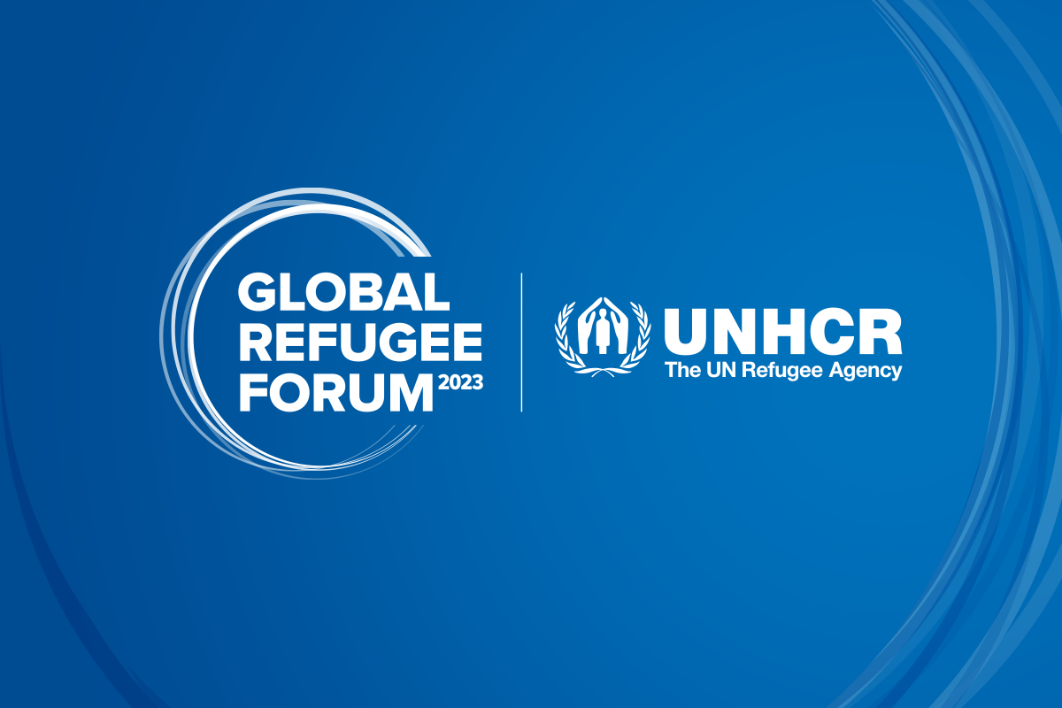 Global Refugee Forum logo with the UNHCR logo
