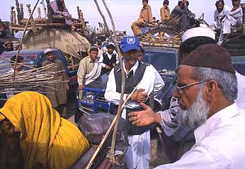 Some 370,000 Afghans have returned from Pakistan, many through the Takhta Baig centre.