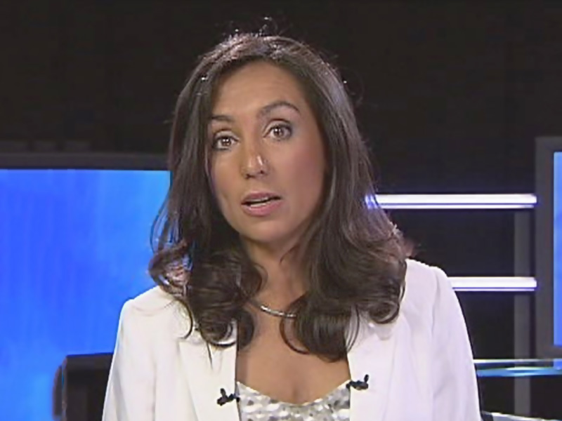 Euronews presenter, Isabelle Kumar