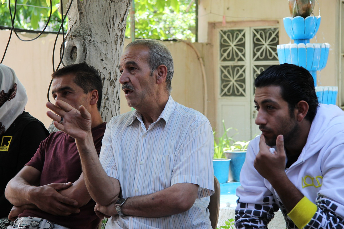 Lebanon. Syrian refugees. UNHCR-IRC outreach session