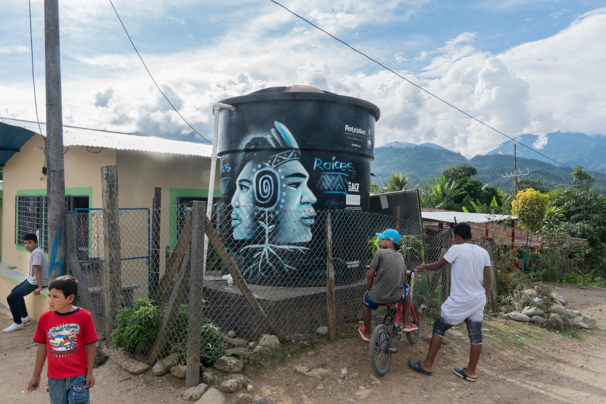 Colombia. Life in the 'Nueva Esperanza' settlement near Macao