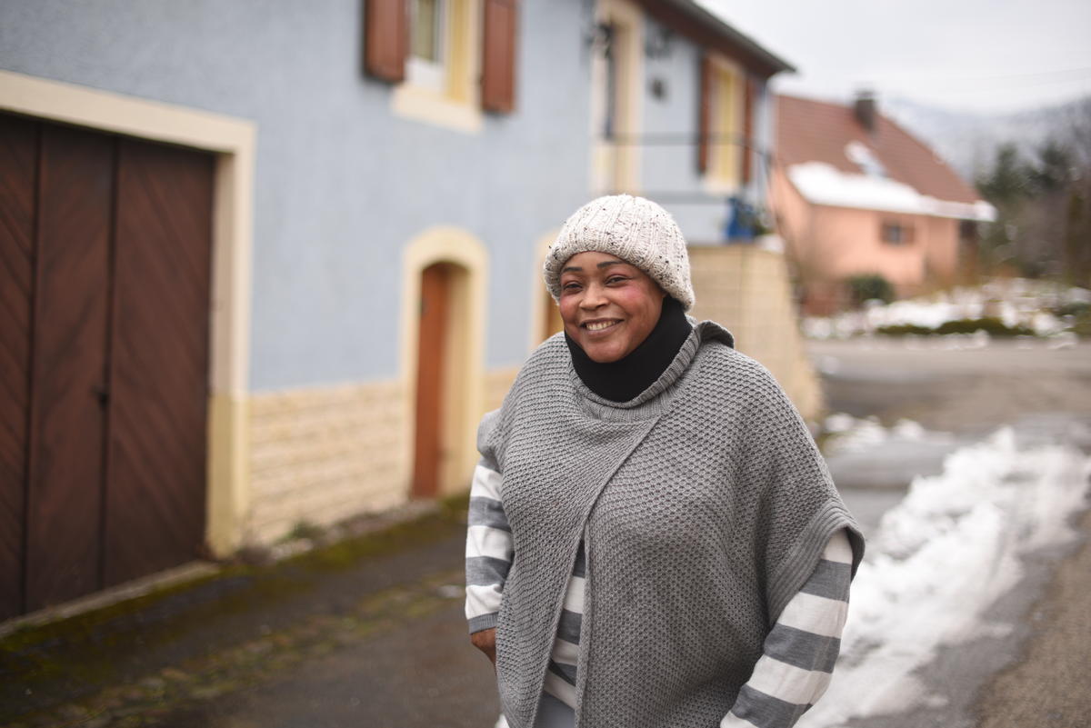 France. Refugees evacuated from Libya now living in Alsace