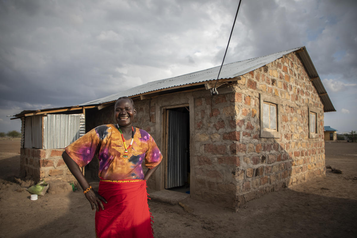 Kenya. Cash for Shelter project highlights shift from traditional camp planning