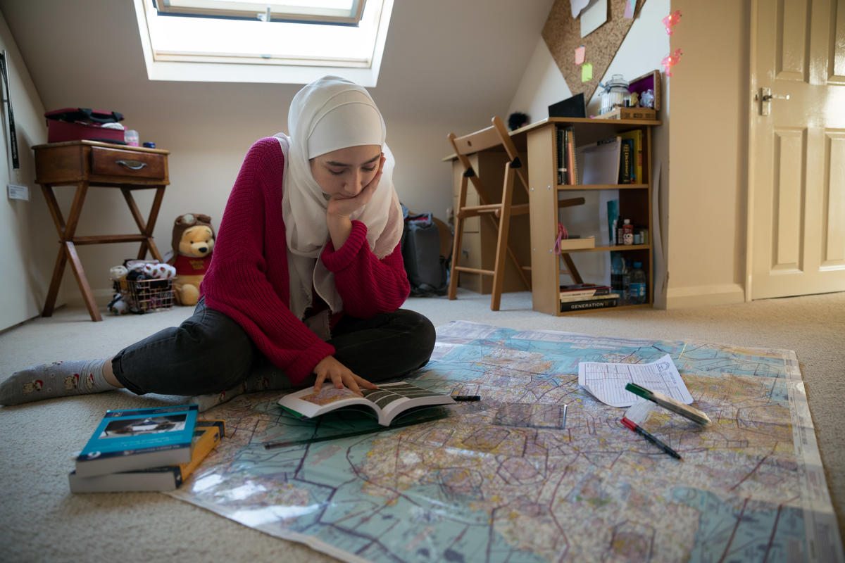 United Kingdom.  Maya's journey to fulfilling her dream of becoming the first female Syrian refugee pilot.